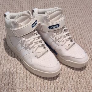 Adidas White High-Top Sneakers